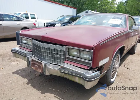 1985 Cadillac Eldorado from USA, damaged, VIN 1G6EL578XFE613960